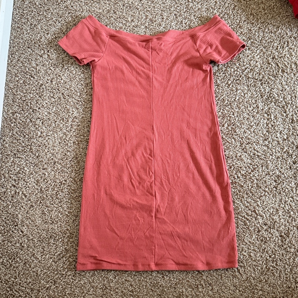 Old Navy Off-Shoulder Ribbed Tunic - Pink - Picture 5 of 7